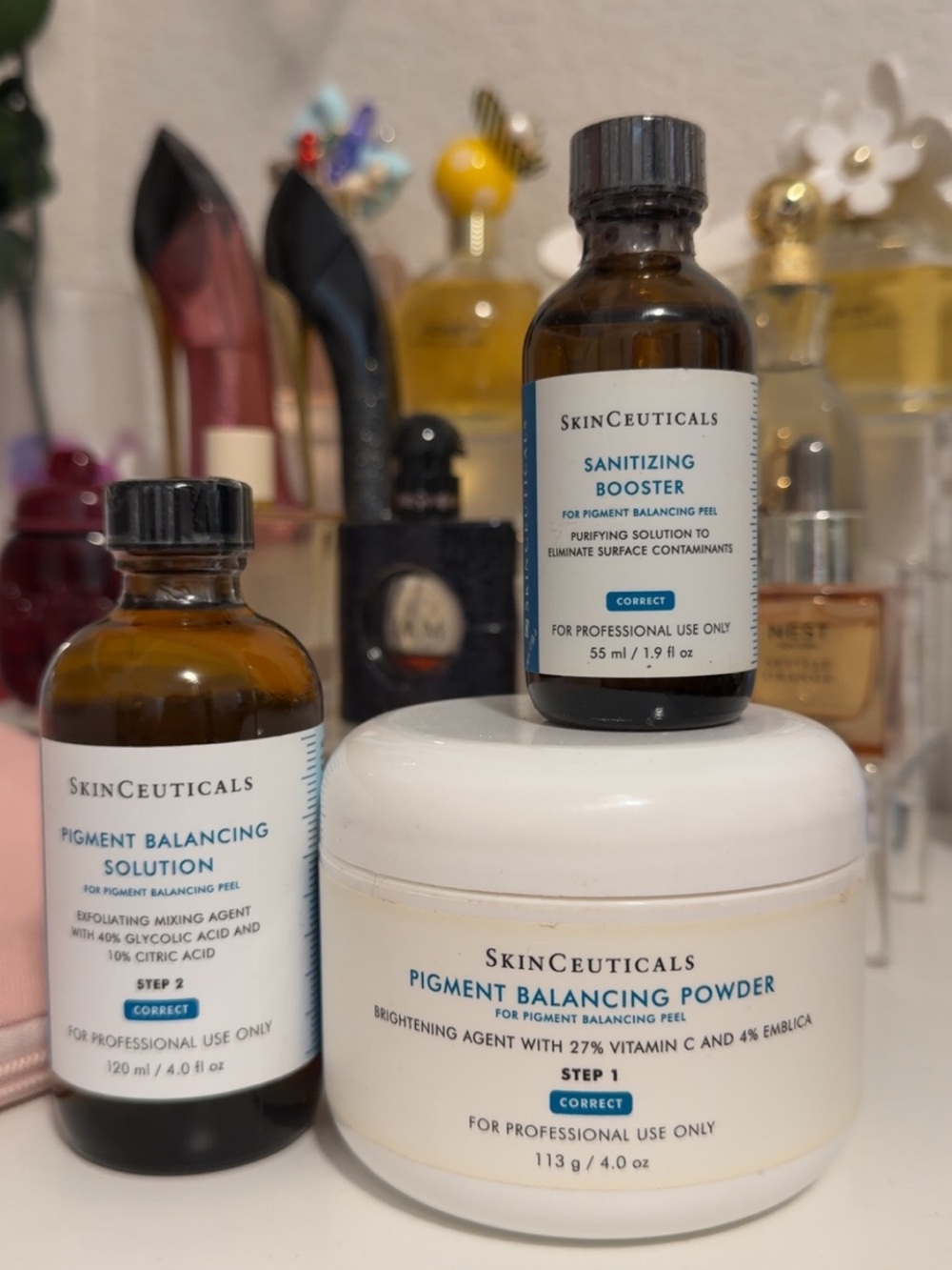 SkinCeuticals Pigment Balancing Set in White and Amber